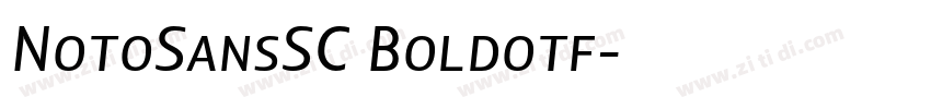 NotoSansSC Boldotf字体转换 NotoSansSC Boldotf字体转换
